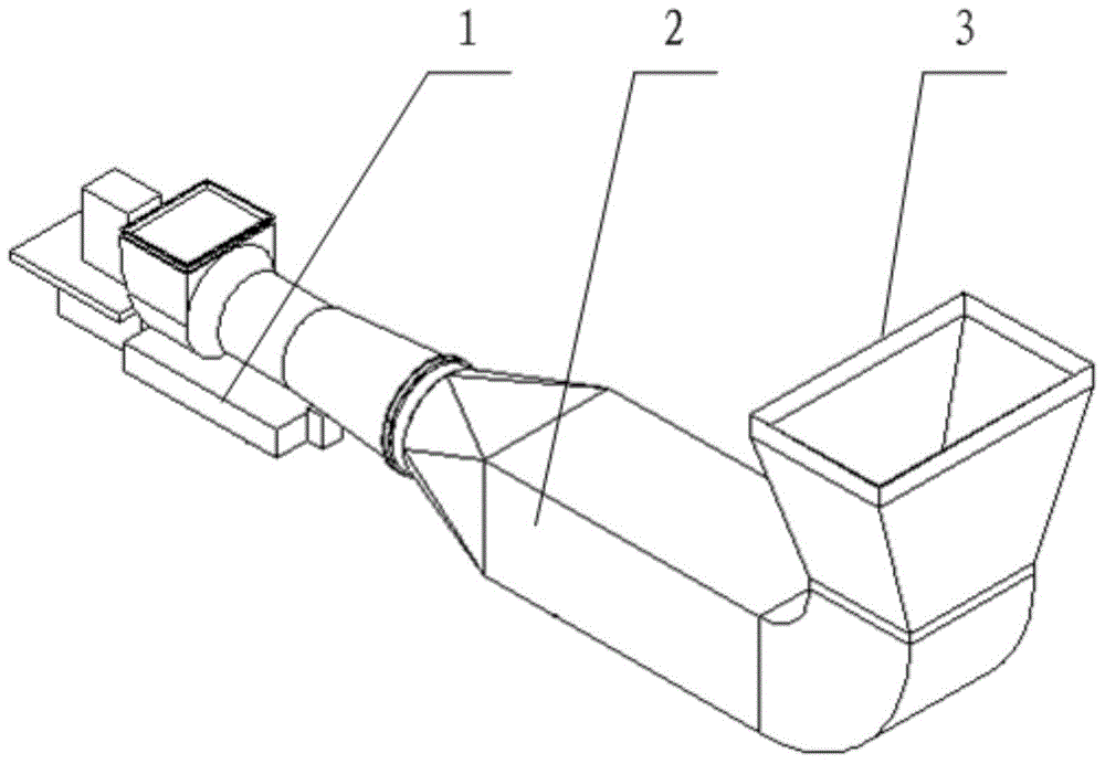 Flue-gas and air system and flow guide device, of flue-gas and air system, at cold secondary air inlet of air preheater