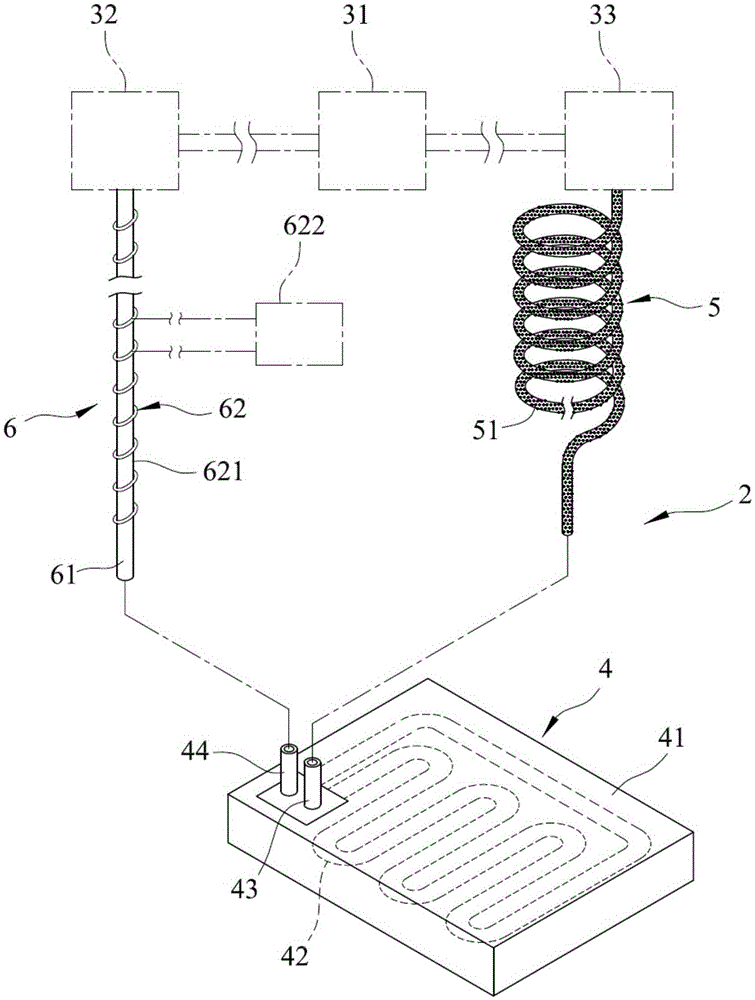 Refrigerant piping device