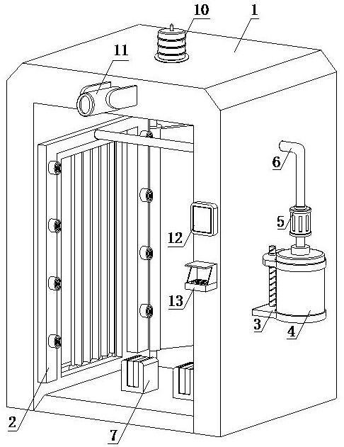 Intelligent temperature measurement disinfection channel