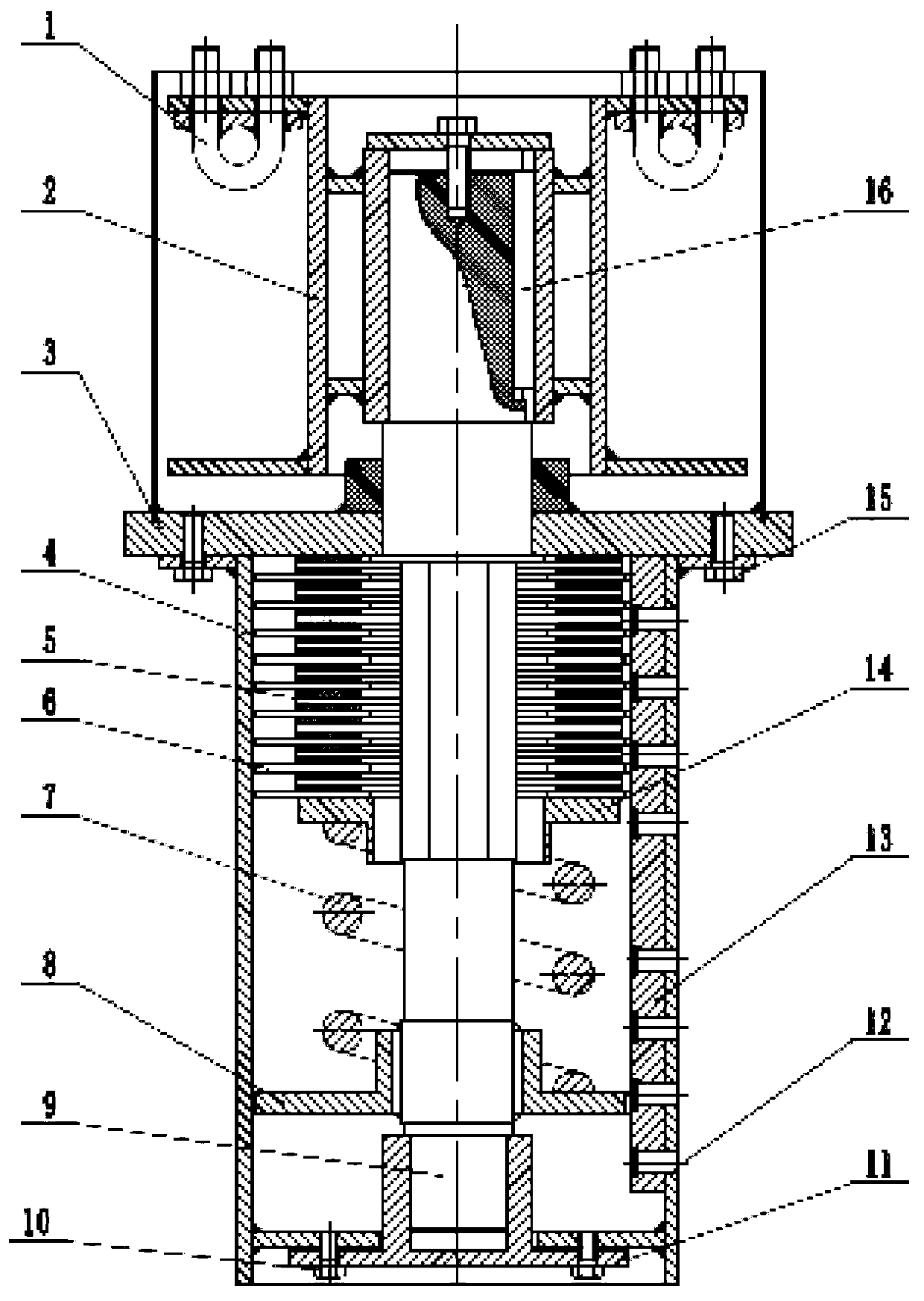 Torque-changeable buffer power absorber