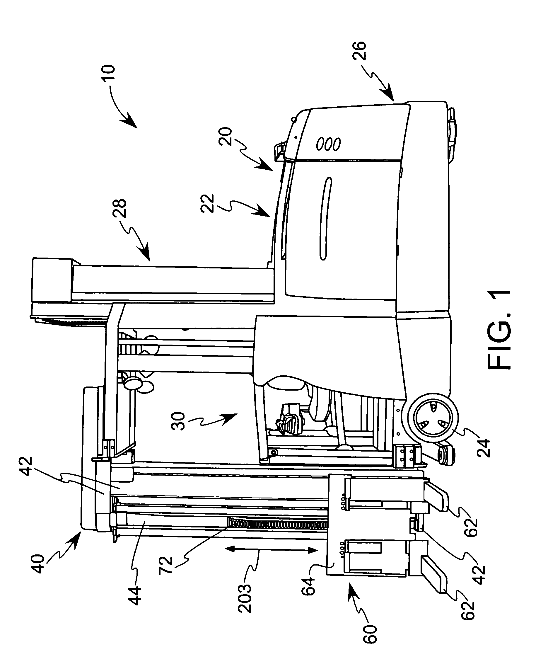 Electronically controlled valve for a materials handling vehicle