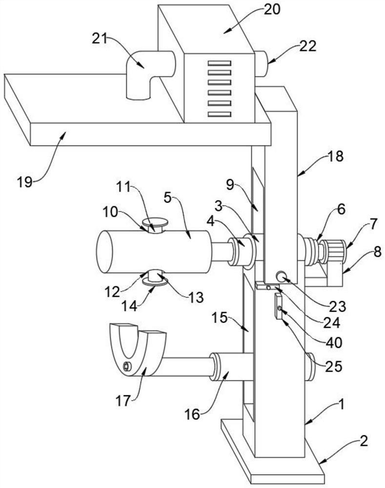 Fixing mechanism for production of high-sealing-performance lock catch waveform wound reinforced pipe joints