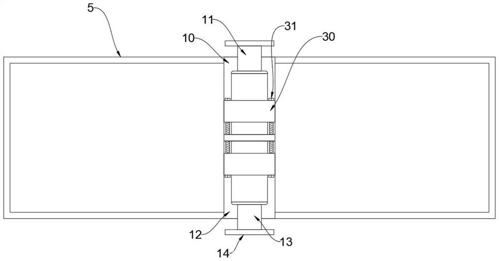 Fixing mechanism for production of high-sealing-performance lock catch waveform wound reinforced pipe joints