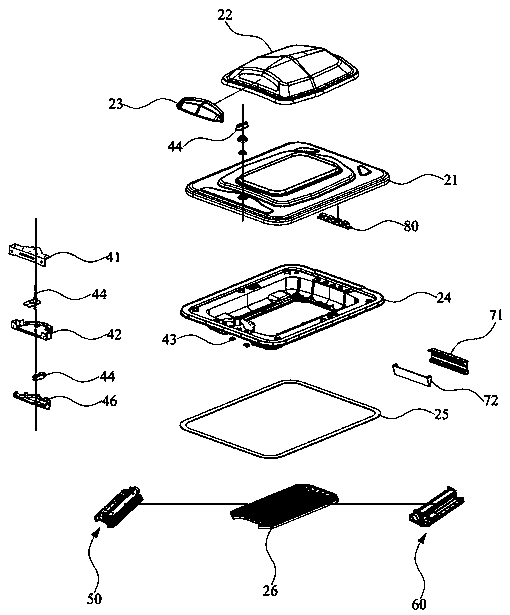 An open safety top window