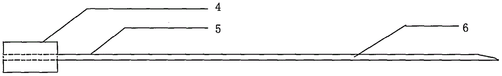 Lung puncture localization needle