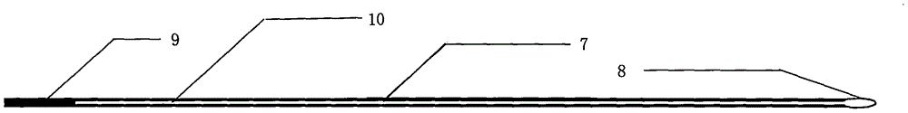 Lung puncture localization needle