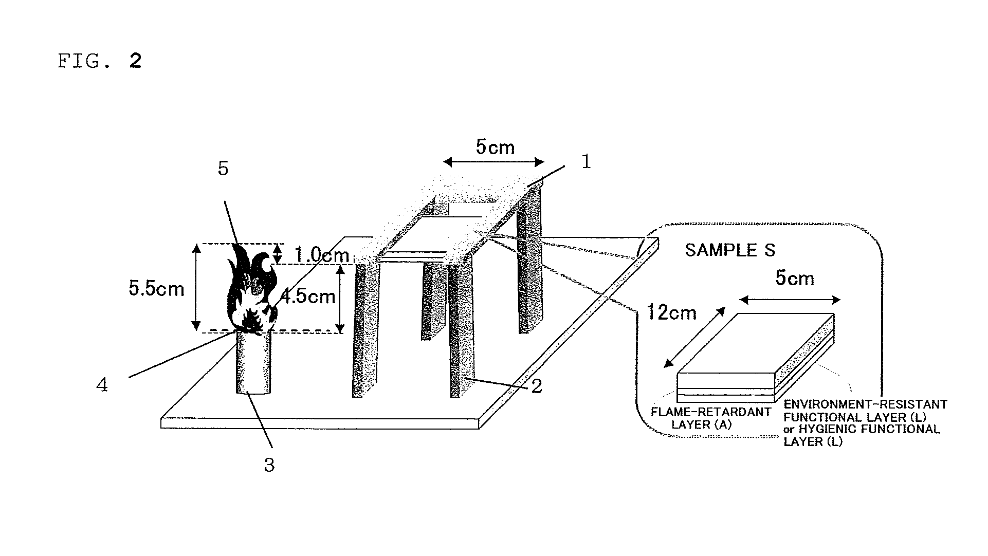 Flame-retardant polymer member with environmental resistance and flame-retardant polymer member with hygienic property