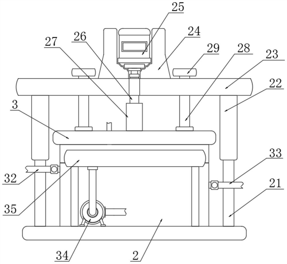 A rotary mold injection mold