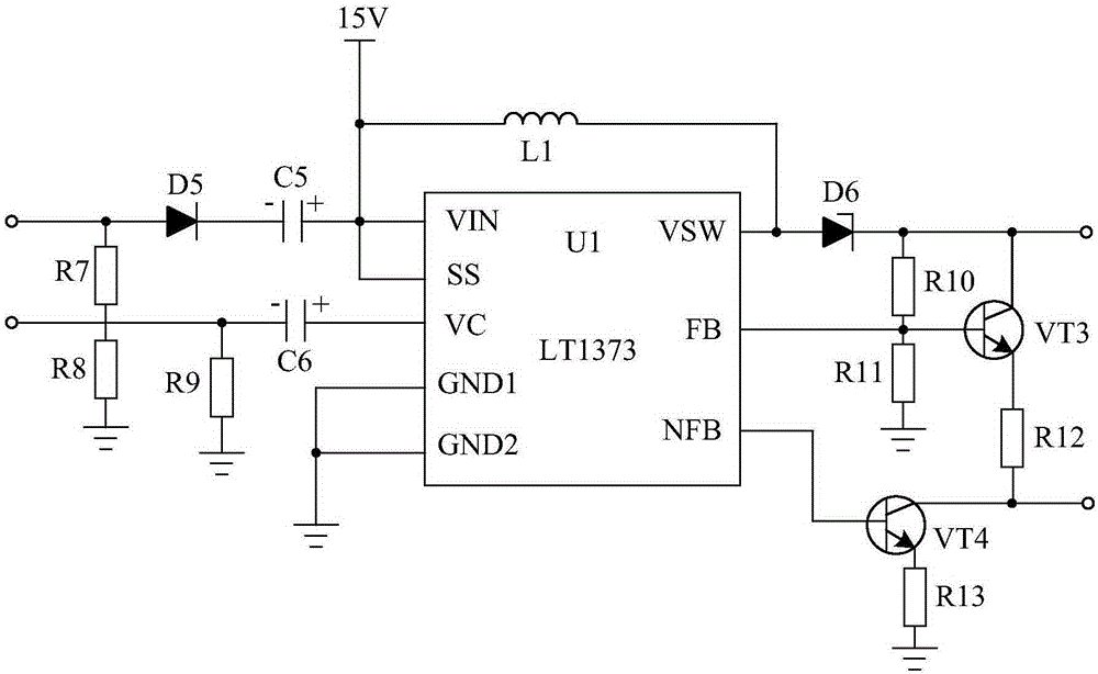 Automatic constant-temperature control system based on over-temperature protection and applied to circulating water pump