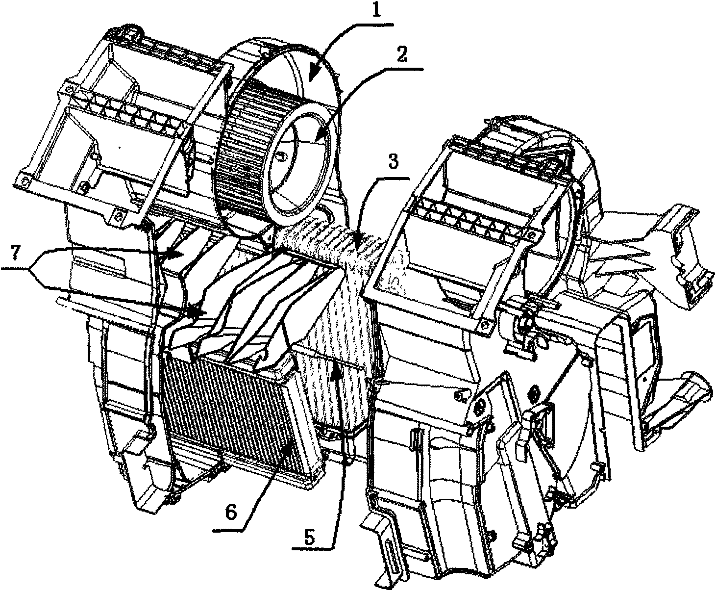 Air conditioner for automobile