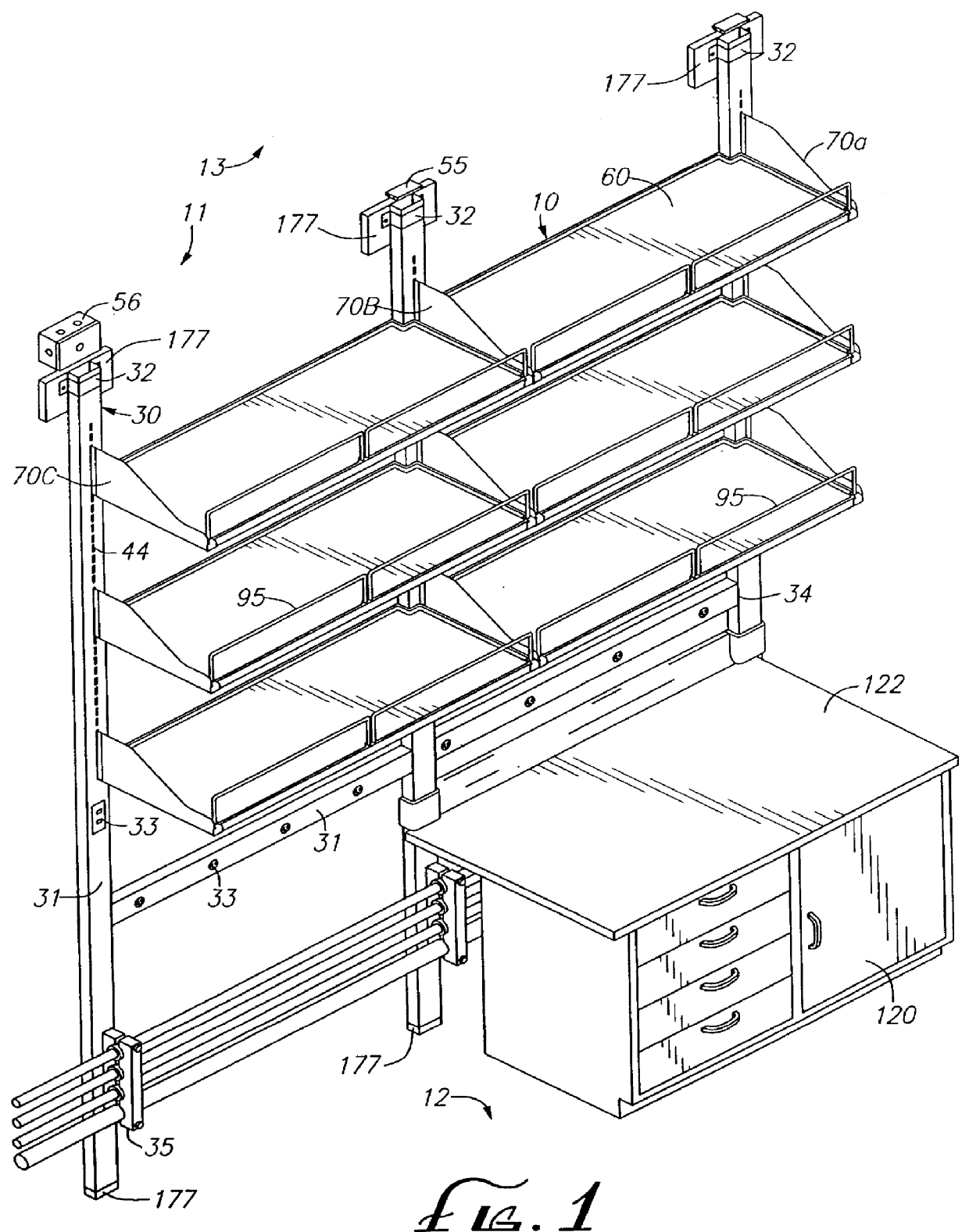 Shelving system and components thereof