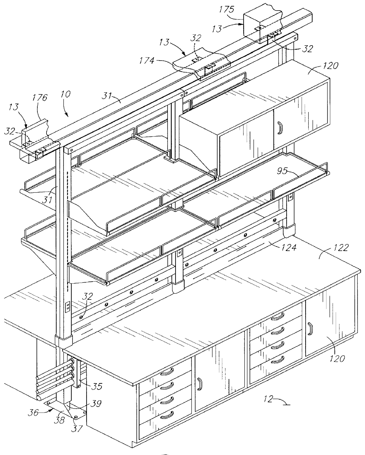 Shelving system and components thereof