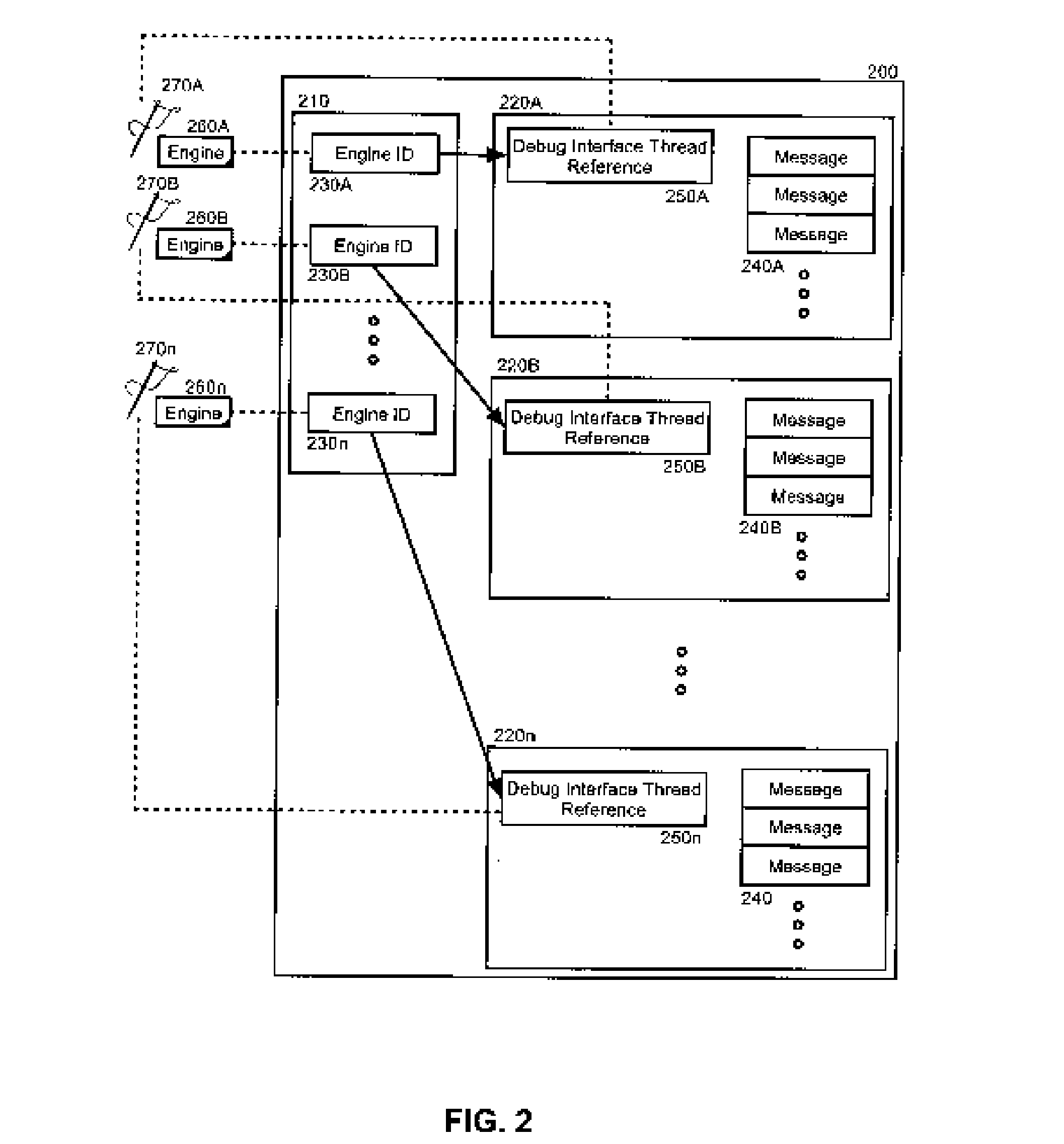 Debugging a High Level Language Program Operating Through a Runtime Engine