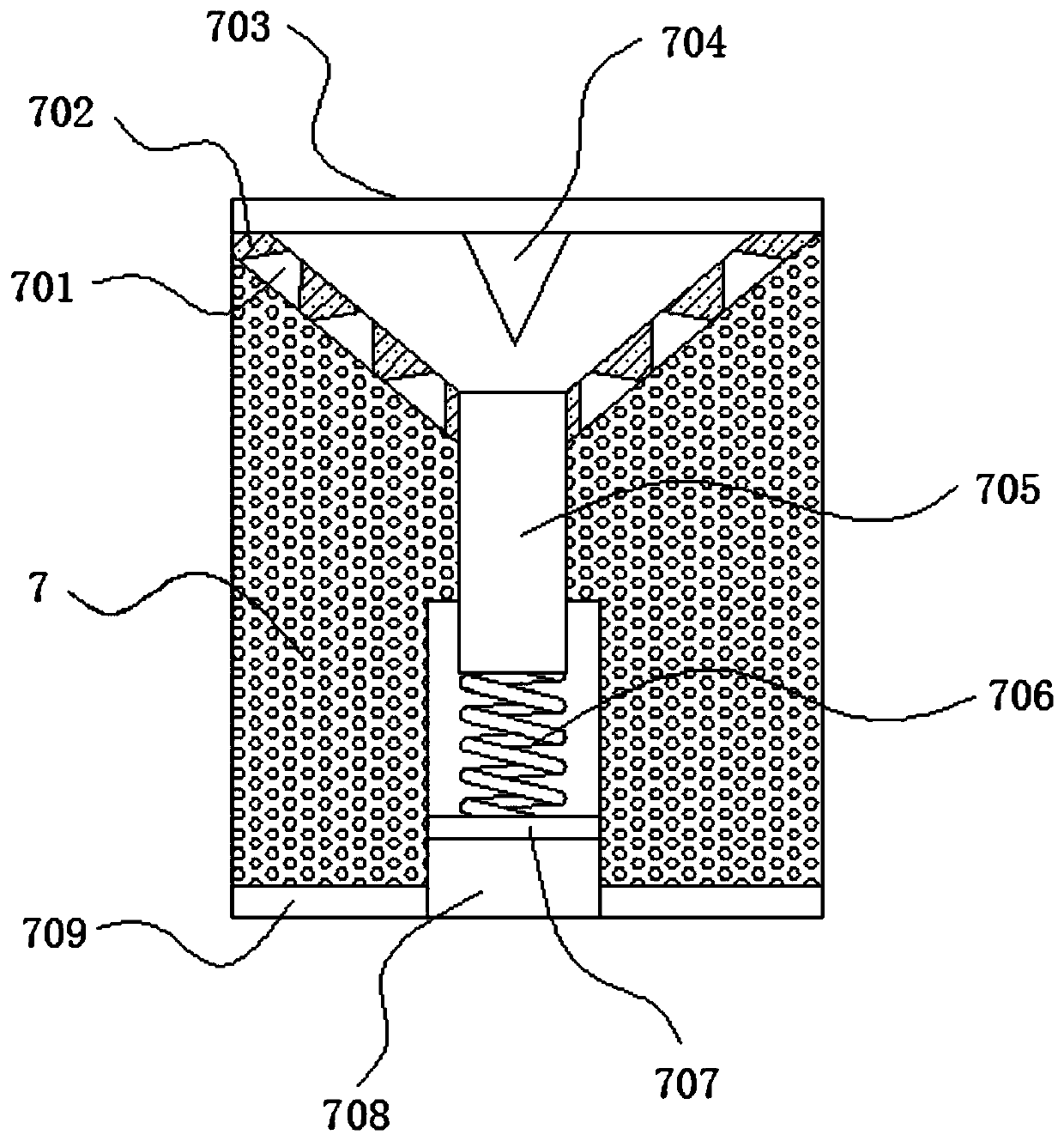 Oil leakage collecting device for offshore oil exploitation