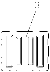 Auxiliary carbon fiber extruding formation device and method for airbag