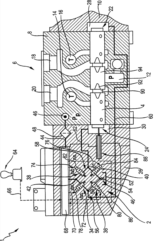 Hydraulic pilot valve arrangement and hydraulic valve arrangement having the same