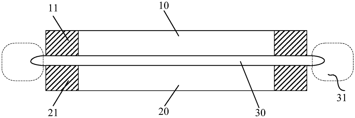 Etching electrode and edge etching device