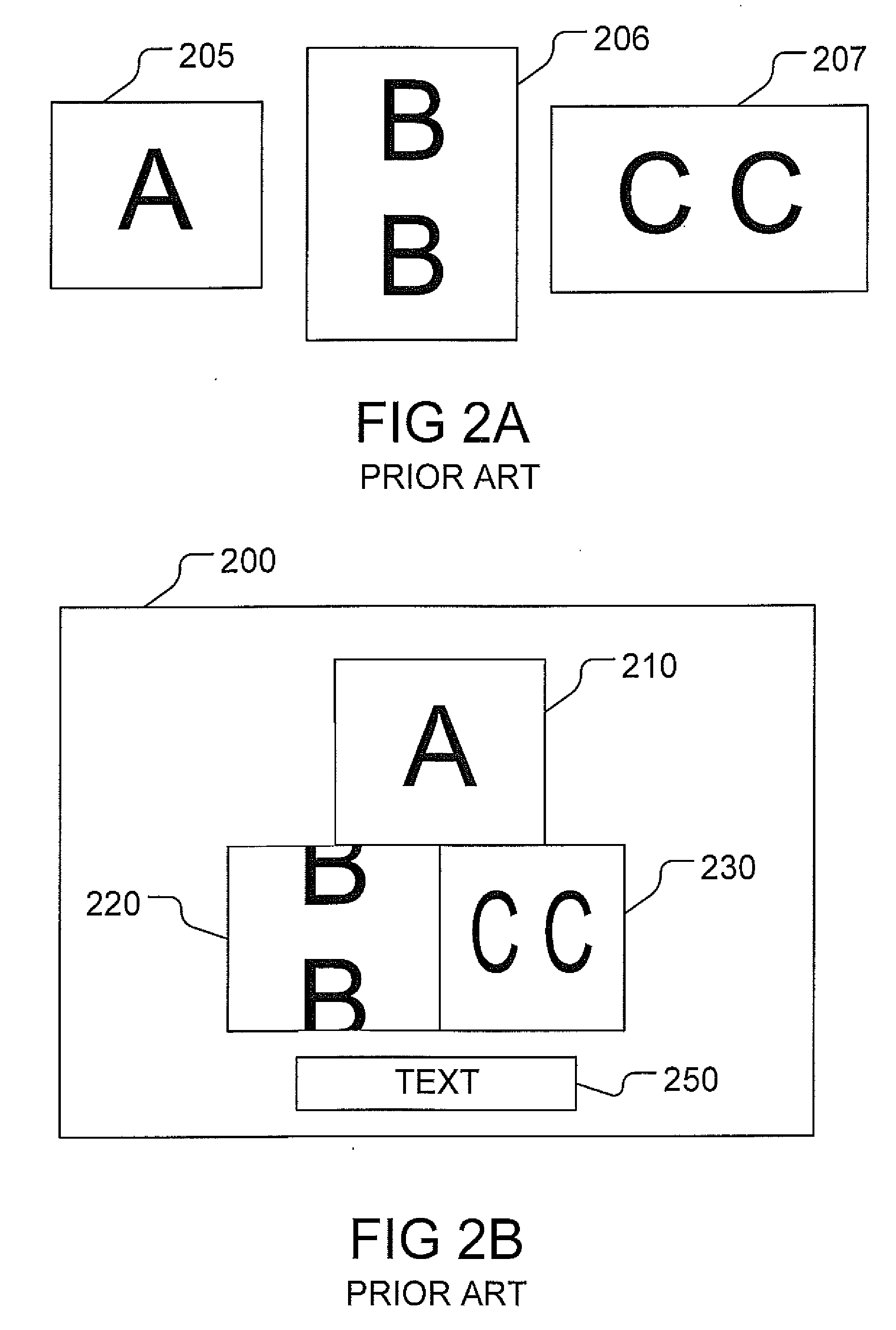 Dynamic sizing and positioning of multiple images