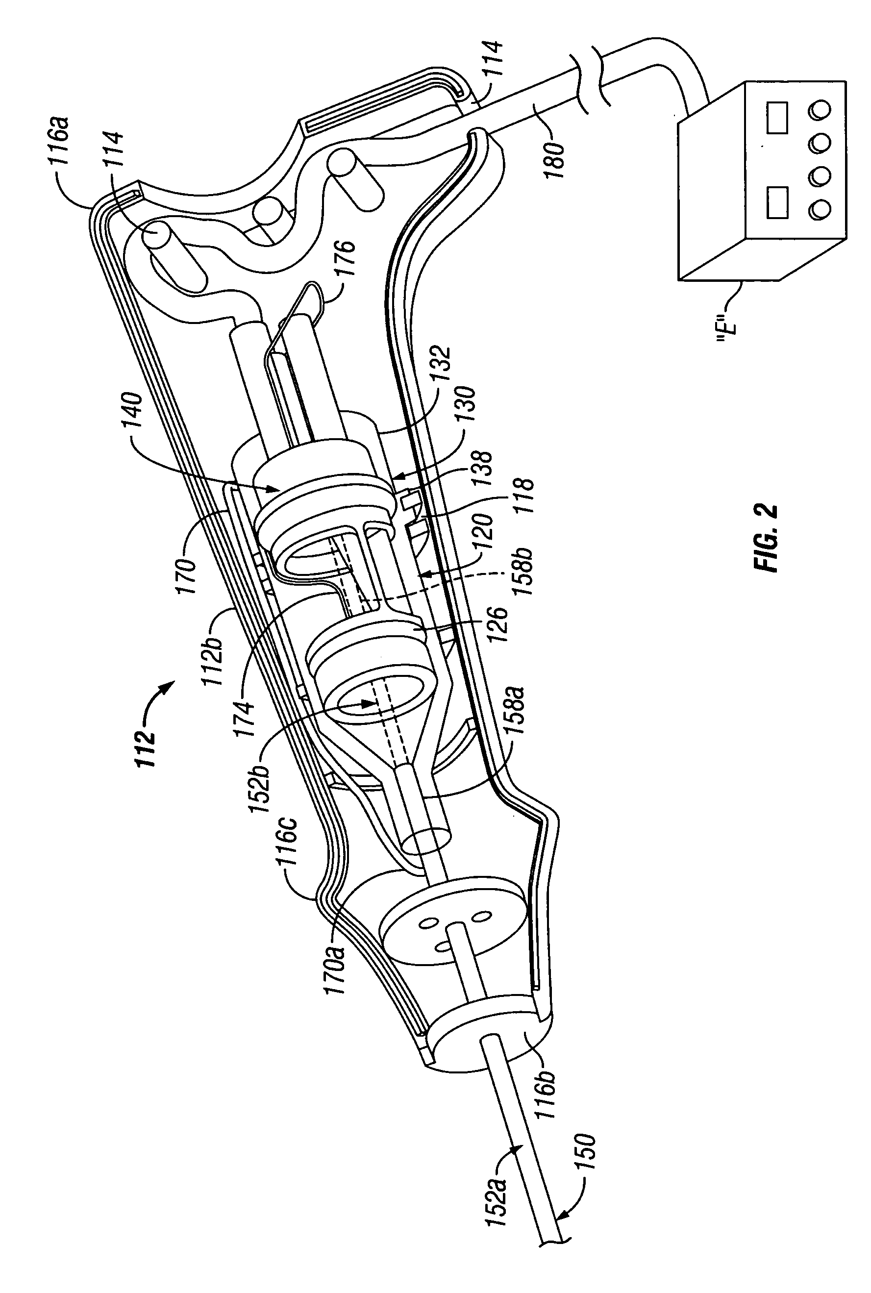 Cool-tip thermocouple including two-piece hub