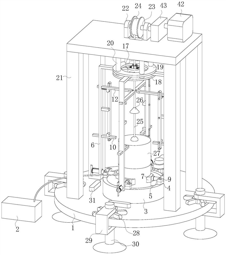 Pile foundation detection device and method for constructional engineering supervision