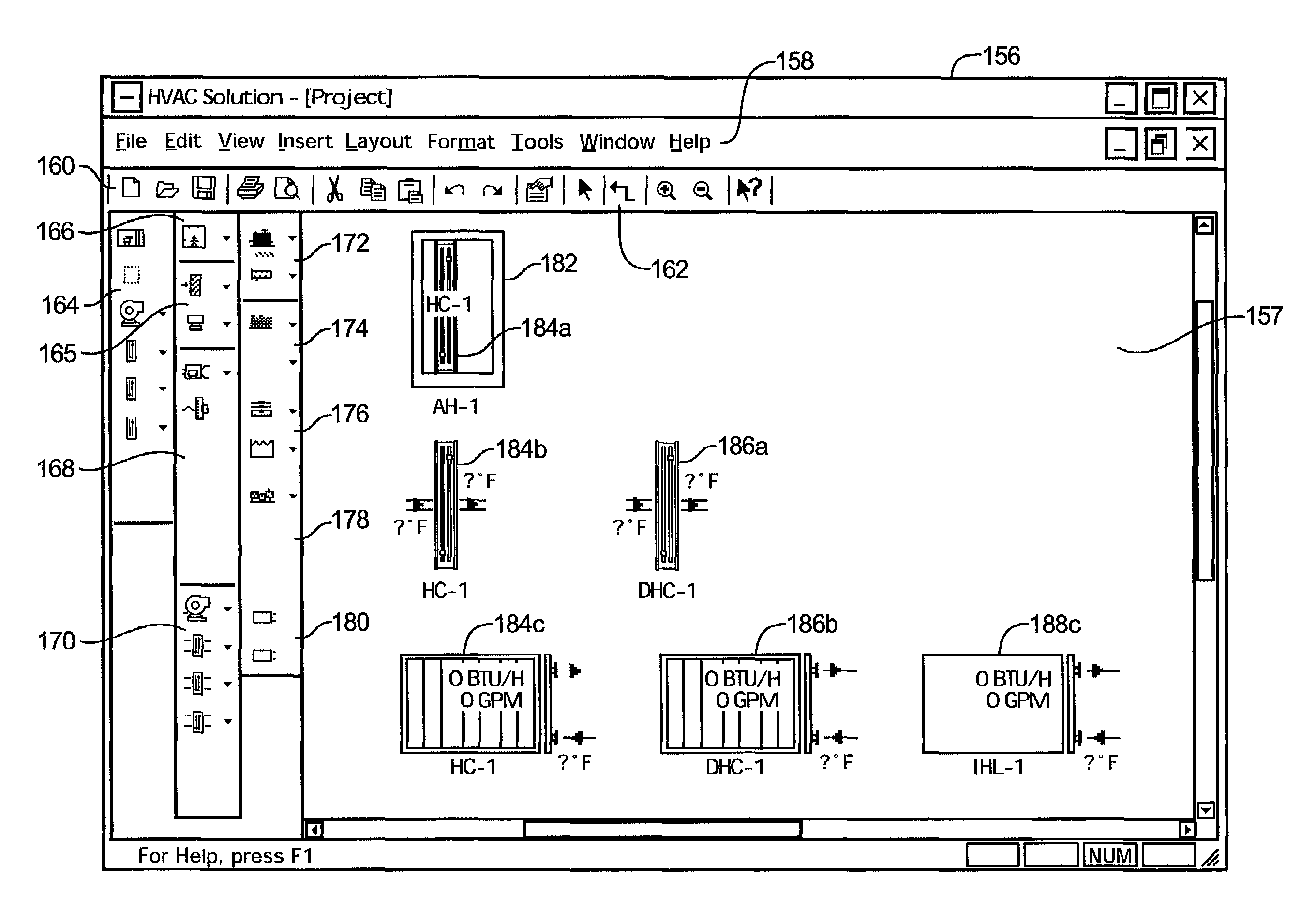 Heating, ventilating, and air-conditioning design apparatus and method