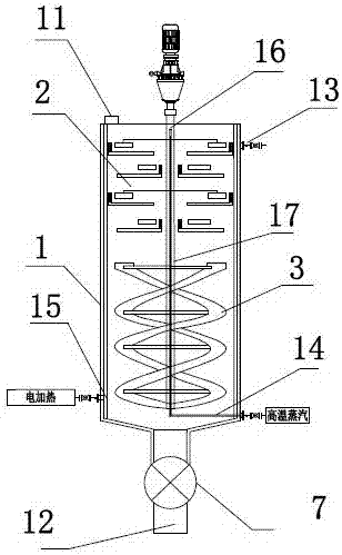 Pyrolysis desorption reaction kettle and treatment equipment including same for oily sludge of offshore platform