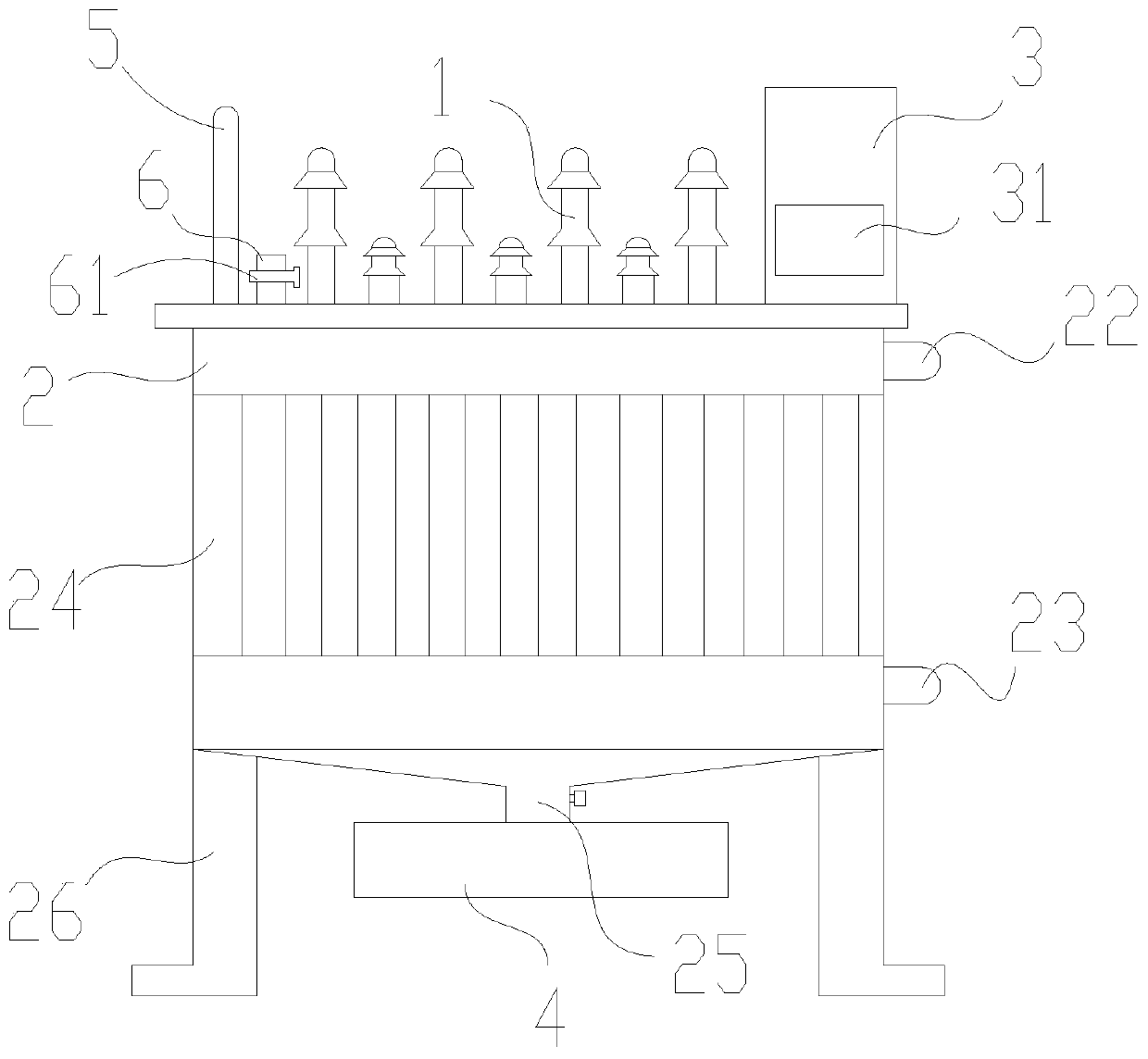 A low-loss energy-saving power transformer