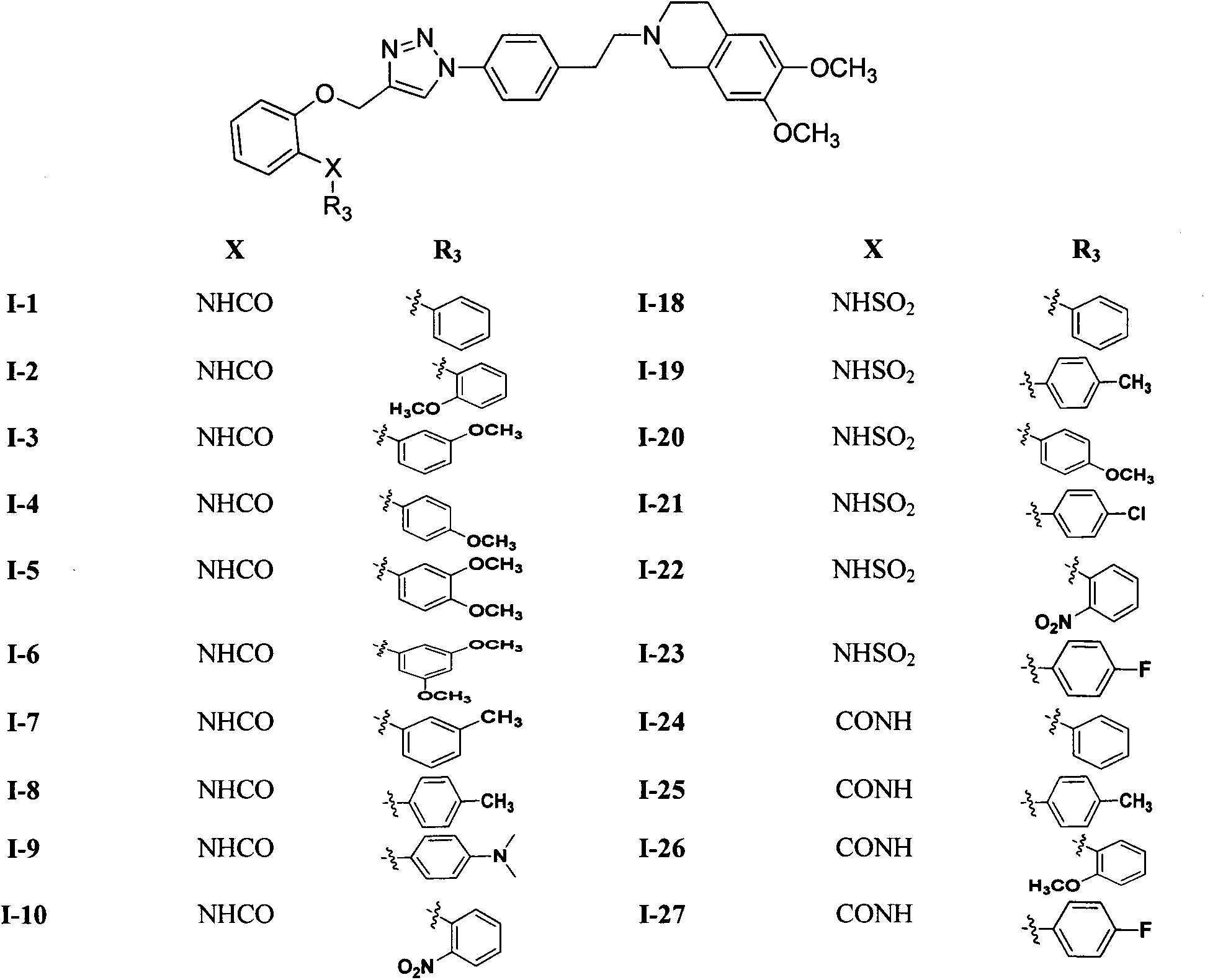 Triazole phenethyl tetrahydro naphthalene compound and preparation method and application thereof