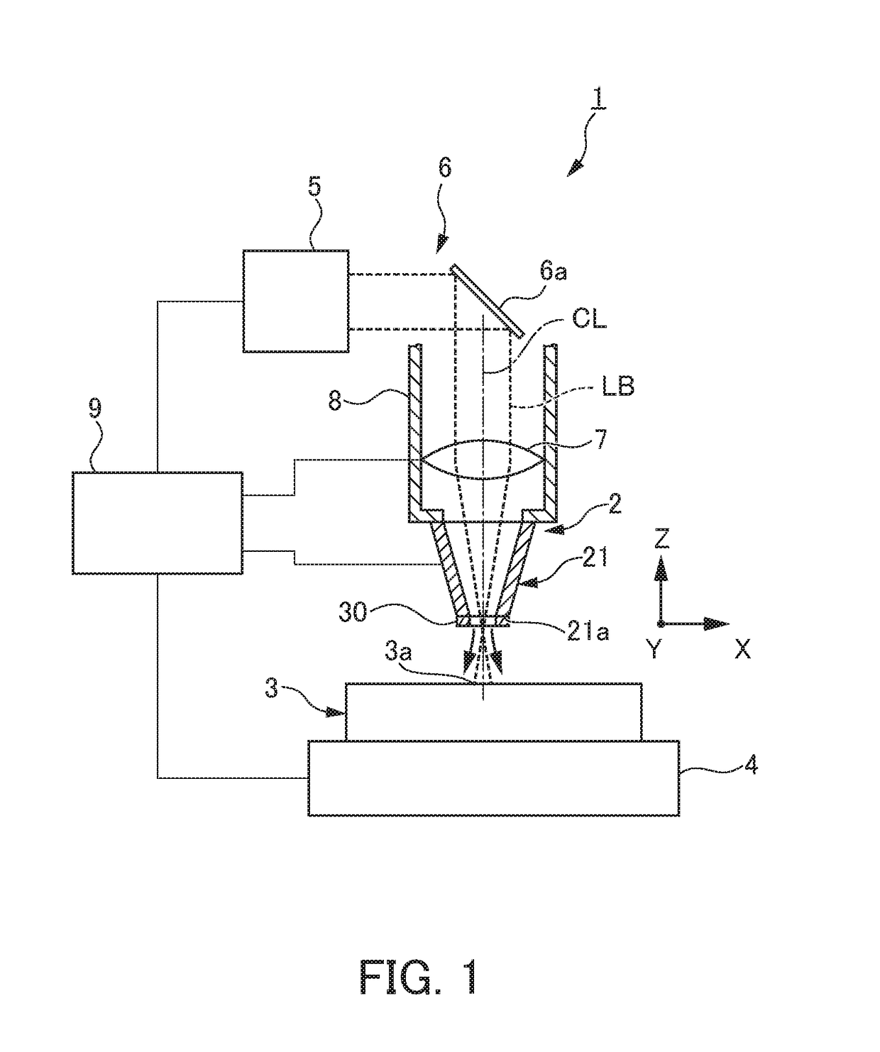 Nozzle for laser processing head