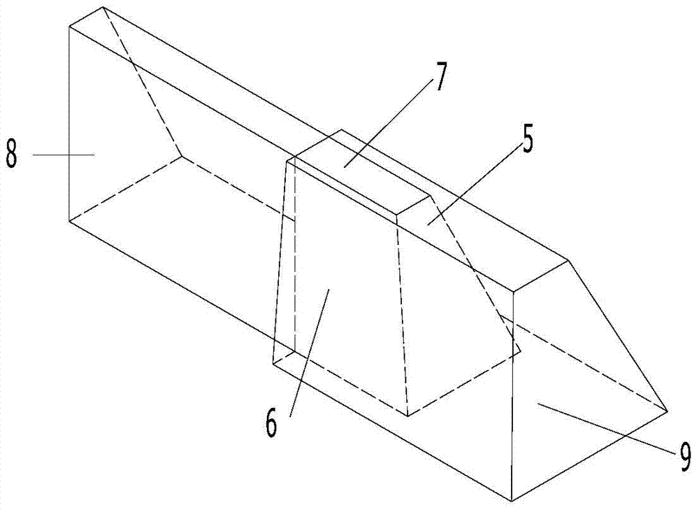 Dynamic monitoring system and monitoring method for connection structure of concrete dam and earth and rockfill dam