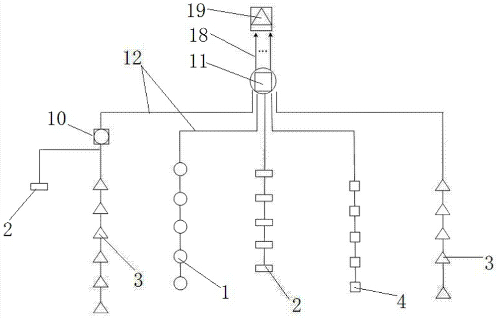 Dynamic monitoring system and monitoring method for connection structure of concrete dam and earth and rockfill dam