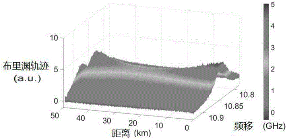 Distribution type Brillouin time domain analysis system