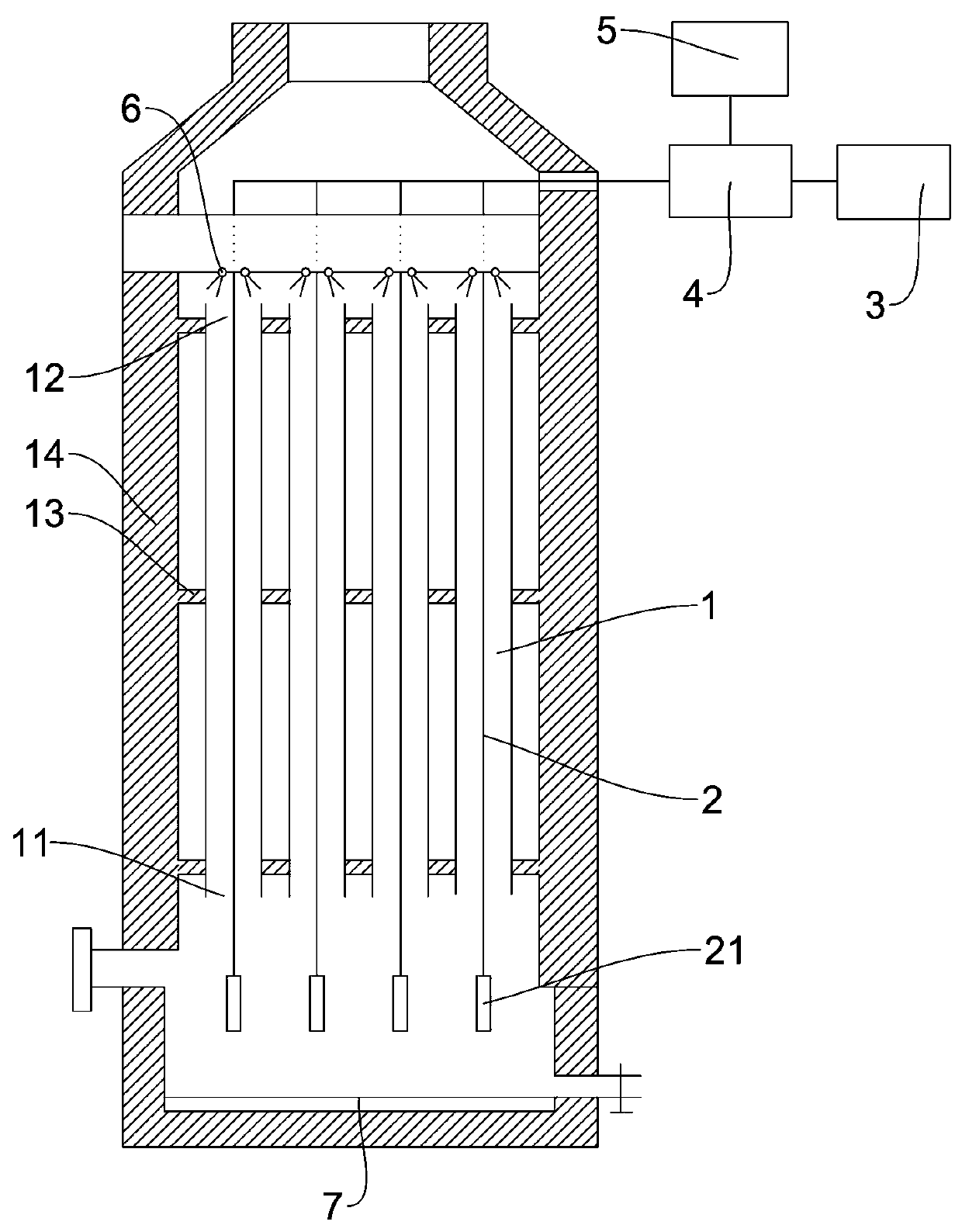 High-pressure electrostatic oil removal device