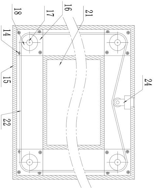 A car radiator filter screen device with adjustable filter hole size