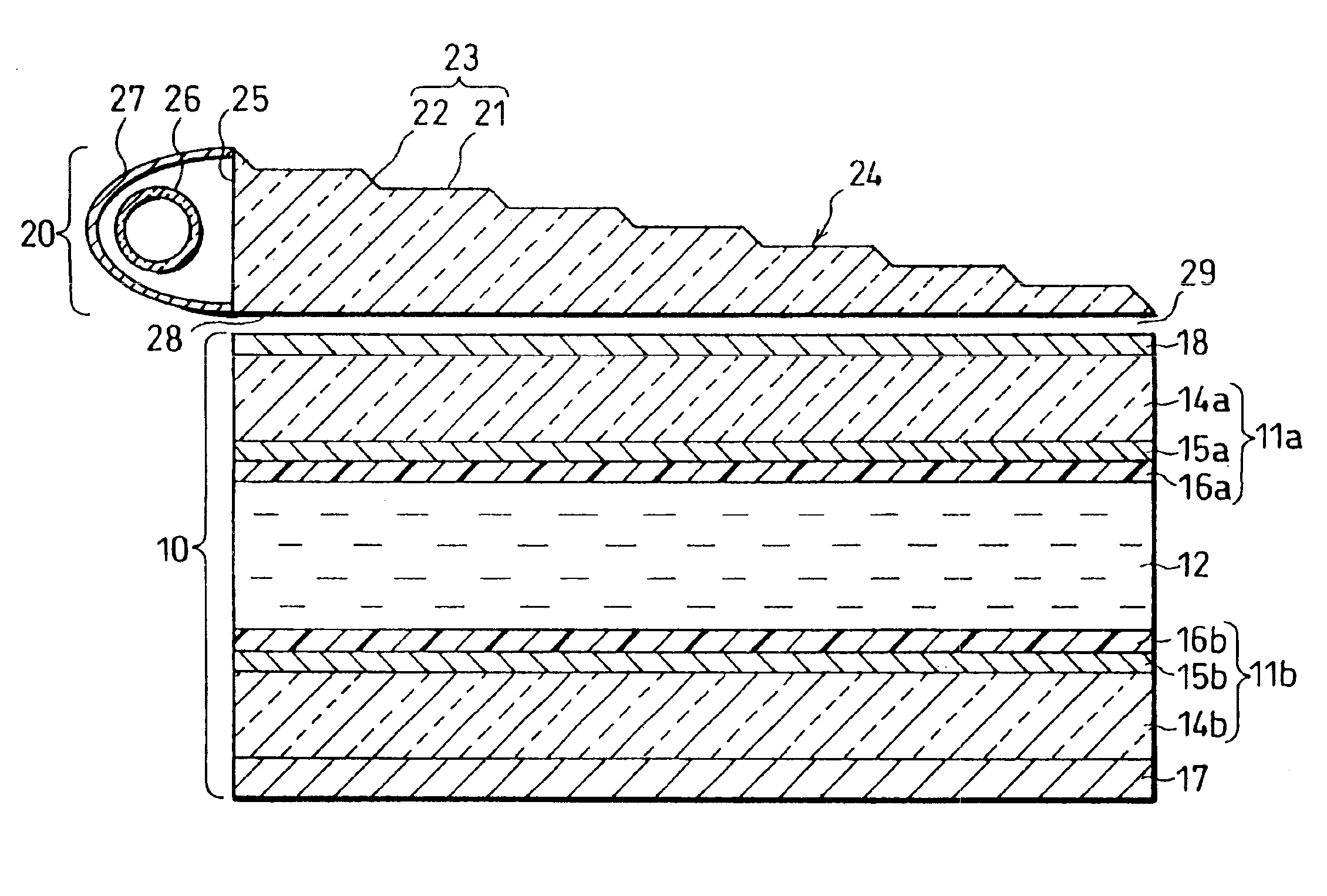 Front-illuminating device and a reflection-type liquid crystal display using such a device