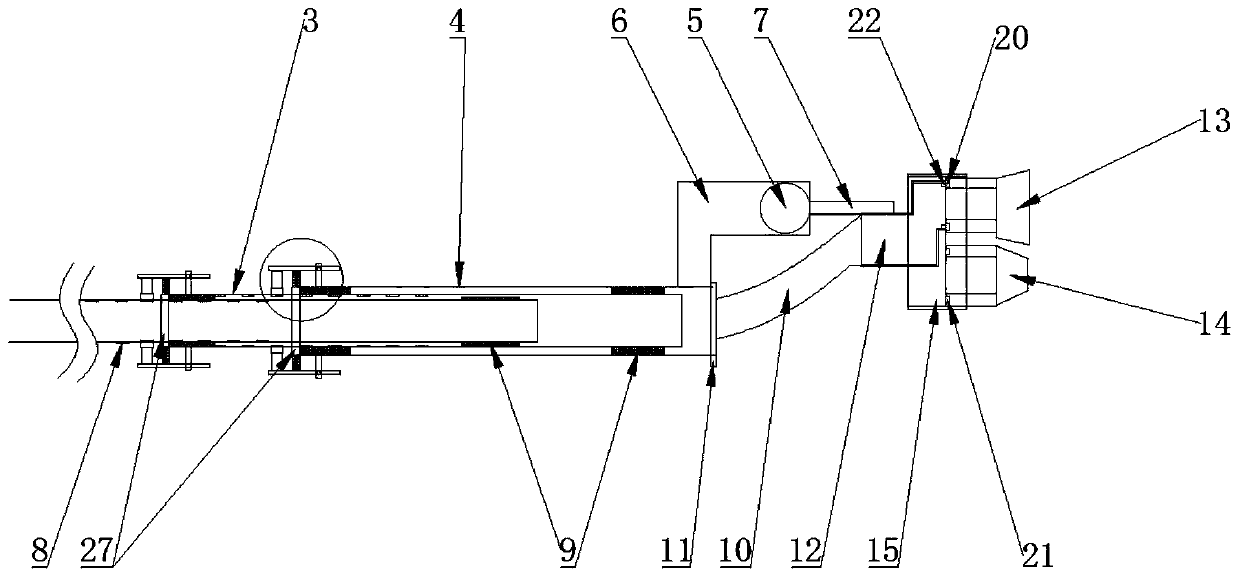 Water-saving irrigation device used for garden landscape engineering