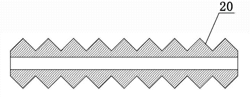 Production equipment and method of self-adhesive layer band