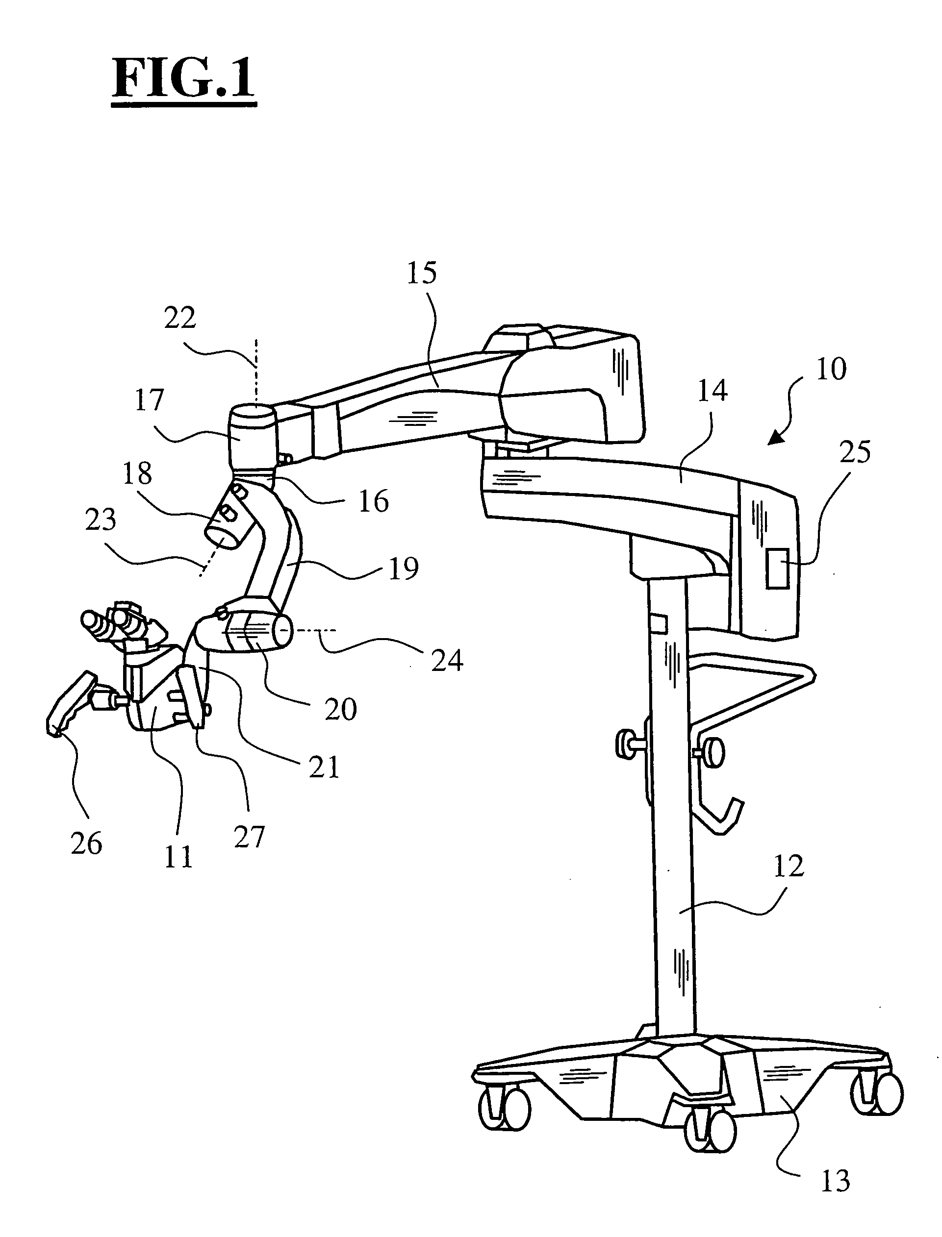 Carrier system for a medical apparatus