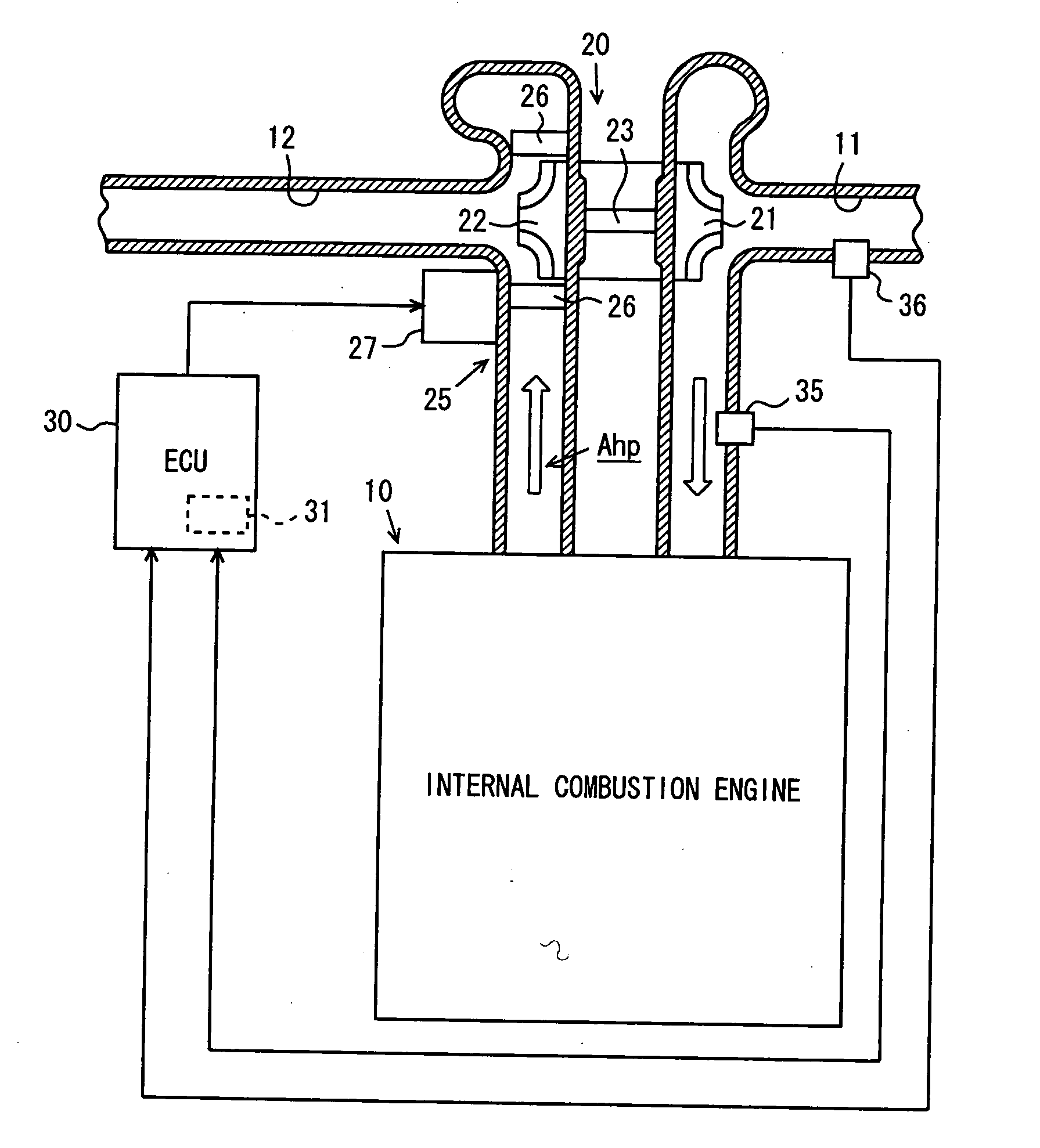 Defect determining device for turbo charger