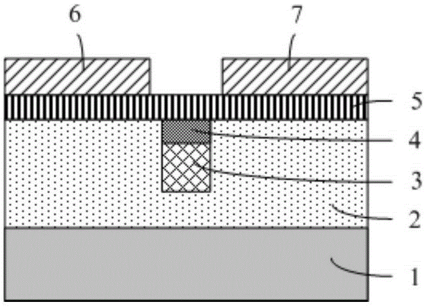 Silicon gate graphene/black phosphorus transistor and preparation method