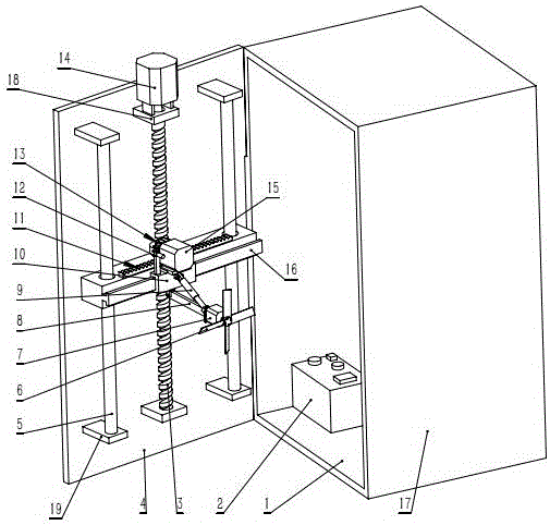 Power distribution cabinet with directional heat dissipation function