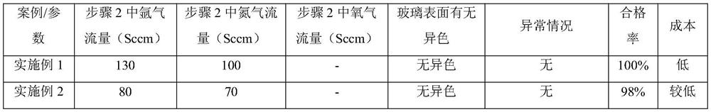 An Evaporation Process for Non-discoloration of Glass