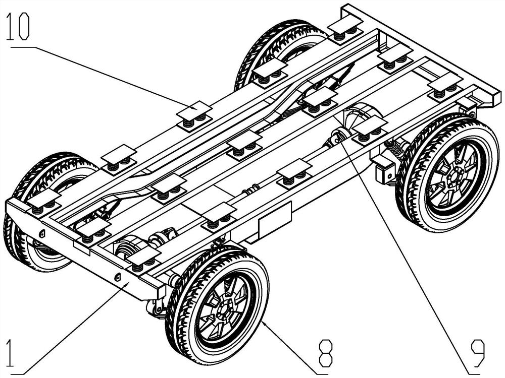 Multi-dimensional shaking type solution oscillation extraction device for soil detection