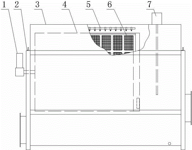 Revolving drum type micro-filter and sewage treatment method