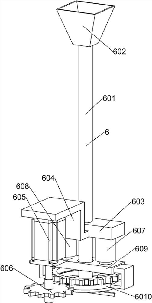 Powder pre-freezing treatment device of tray type freeze dryer