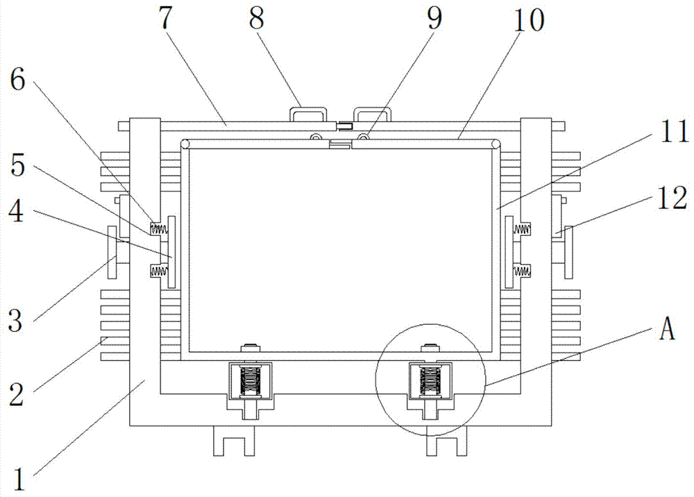 Anti-dropping and shock-proof transformer oil tank