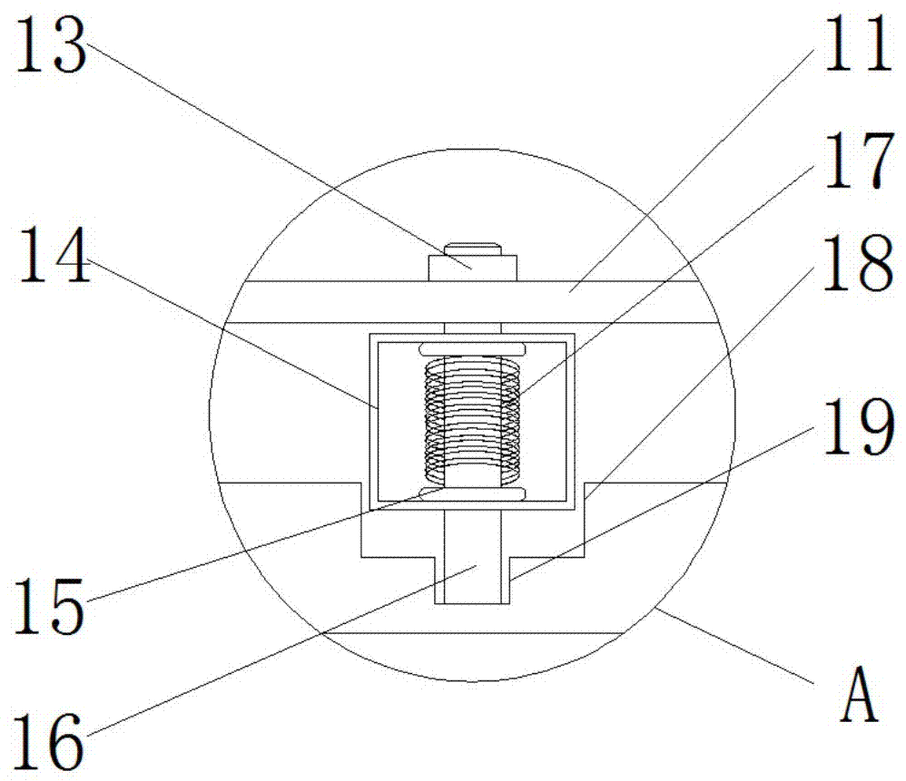 Anti-dropping and shock-proof transformer oil tank