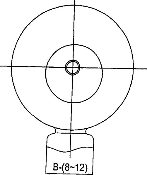 Process for improving metallographic structure of piston head and increasing casting production efficiency