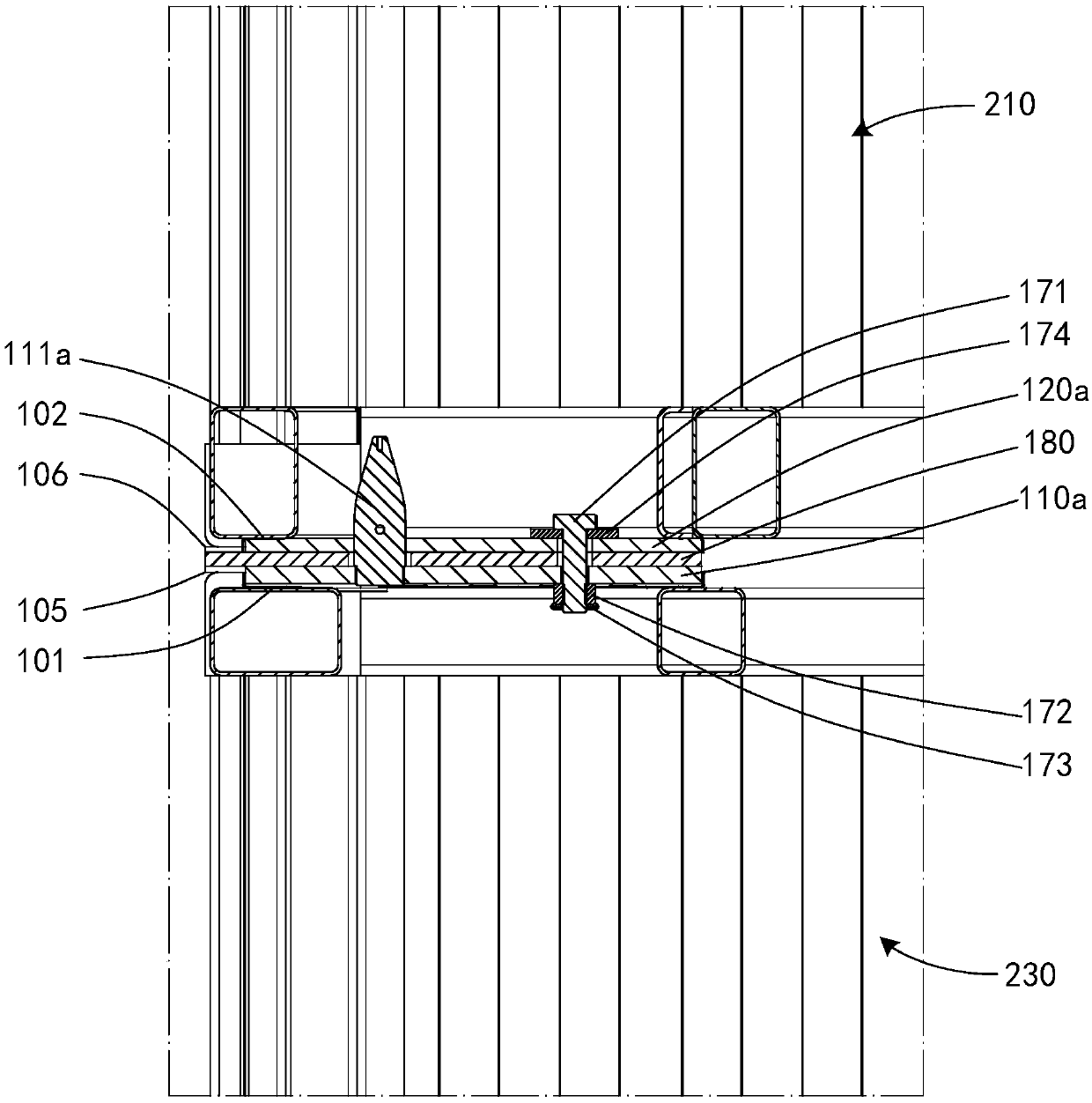 Positioning connecting device and building module device