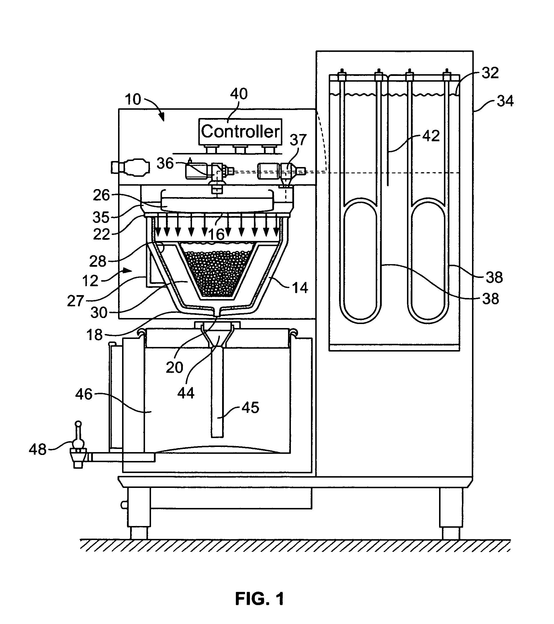 Beverage brewer with insulated brew basket assembly, insulated brew basket and method